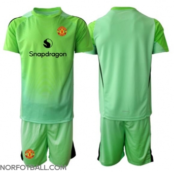Billige Fotballdrakt Manchester United Keeper Replika Tredjedraktsett Barn 2025-26 Kortermet (med bukser)